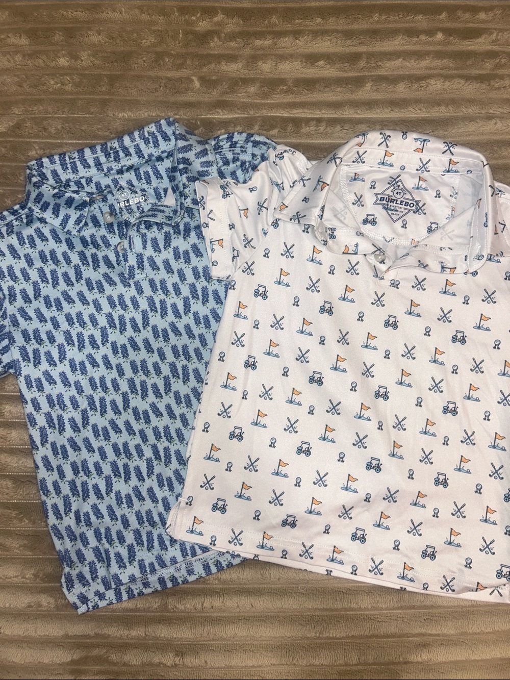BURLEBO youth performance polo toddler boy 4T